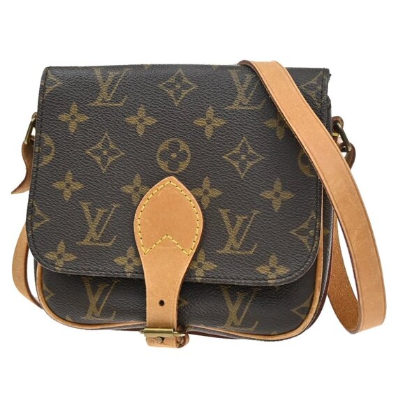 LOUIS VUITTON Mini Cartouchiere Shoulder Bag Monogram Leather BN M51254 12YH614 - Picture 1 of 15